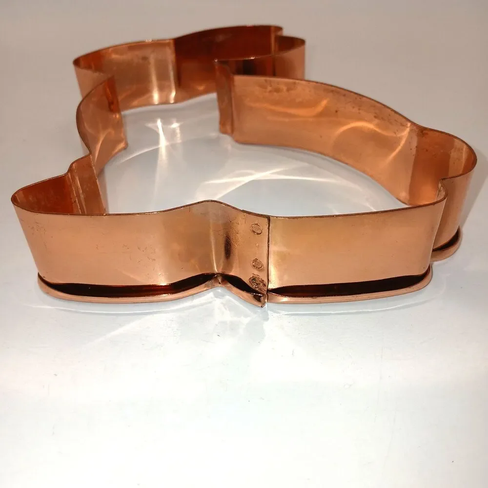 Copper Cookie Cutter Easter Bunny Rabbit 5x5